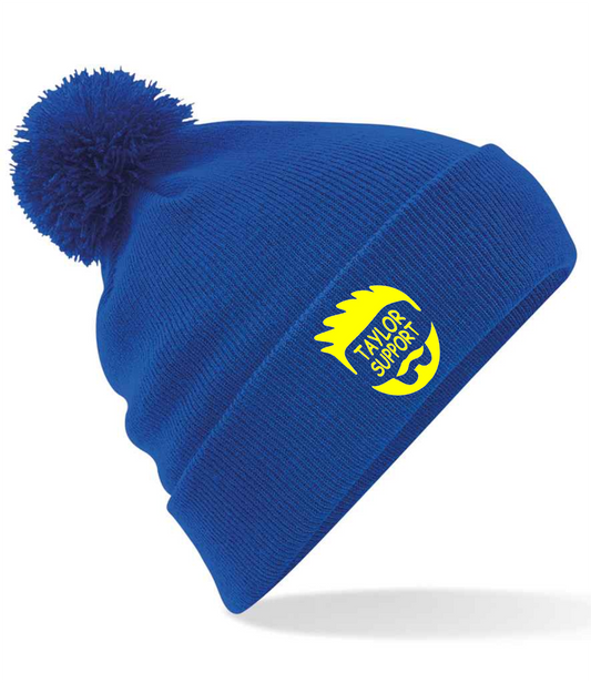 Mark Taylor Support Bobble Beanie