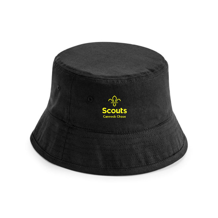 Scouts Cannock Chase - Black Bucket Hat