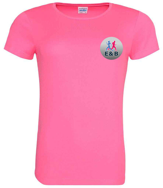 E&B Ladies Hi-Viz Tech Tee