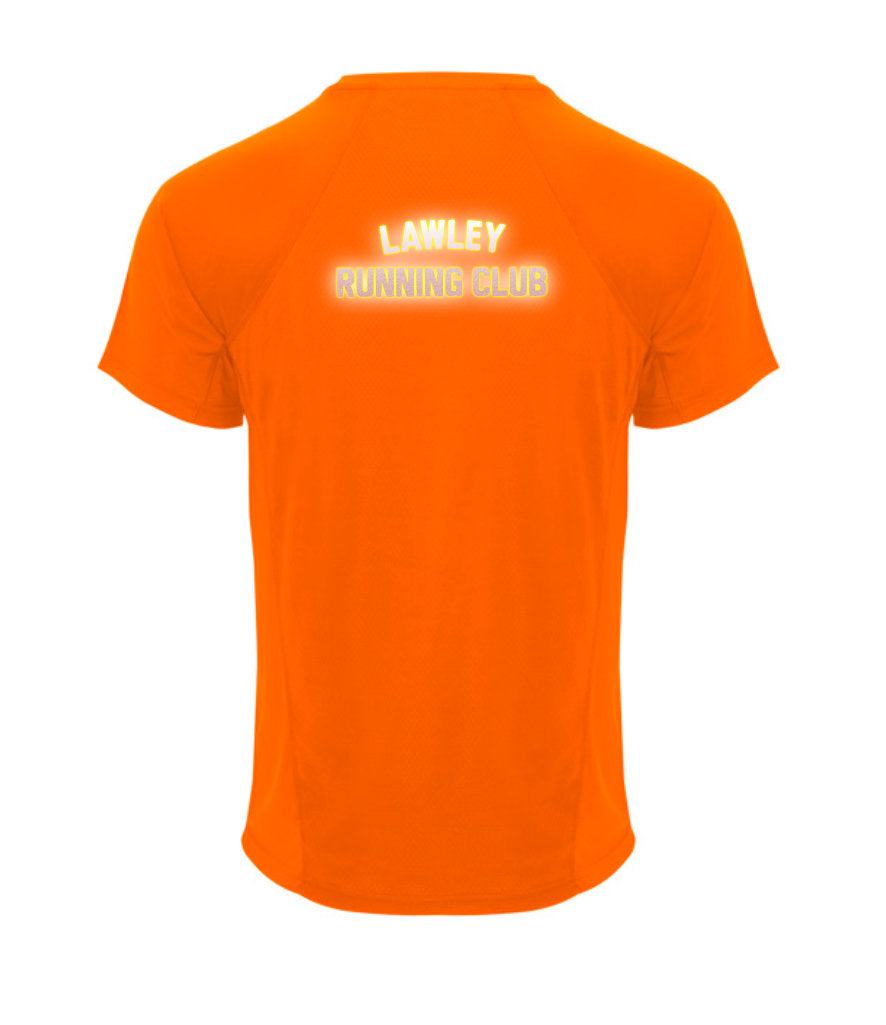 Lawley Running Club Mens tech tee Orange