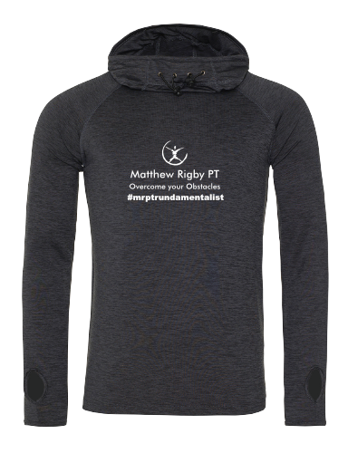 #mrpt Run Club Mens Cool Cowl Neck Top