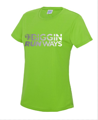 Reflective Green Ladies tee