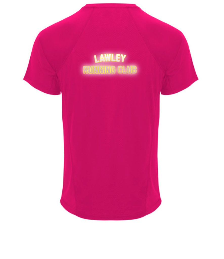 Lawley Running Club Mens tech tee Pink