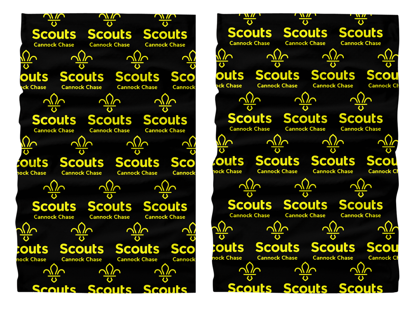 Scouts Cannock Chase - Snood (Neck Warmer) Black/Yellow