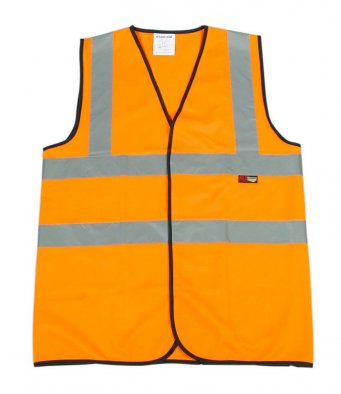 Hi-vis two-band-and-brace vest (WR001)