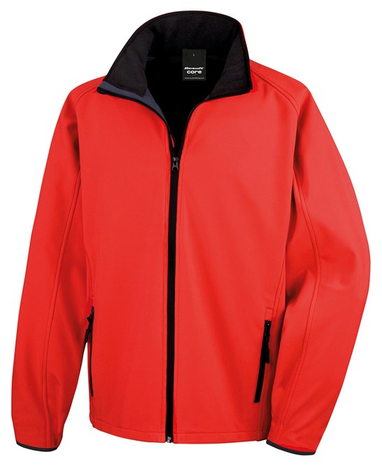 Core printable softshell jacket