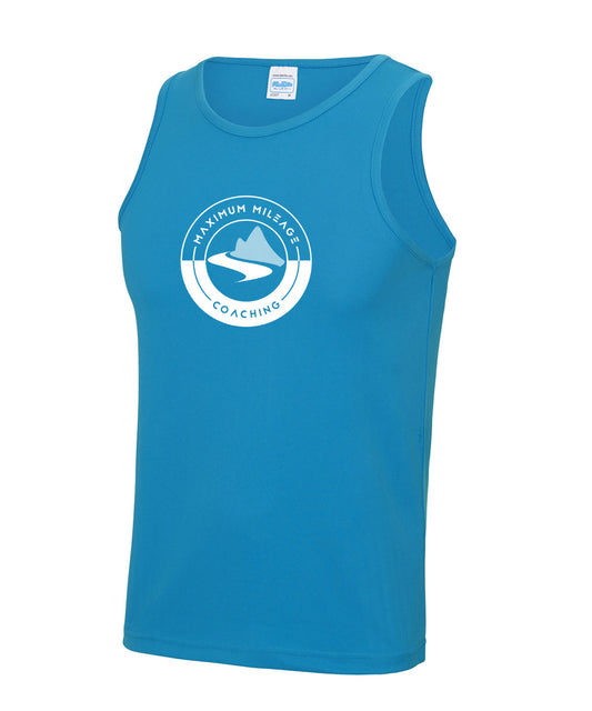 Maximum Mileage Blue Vest - Mens