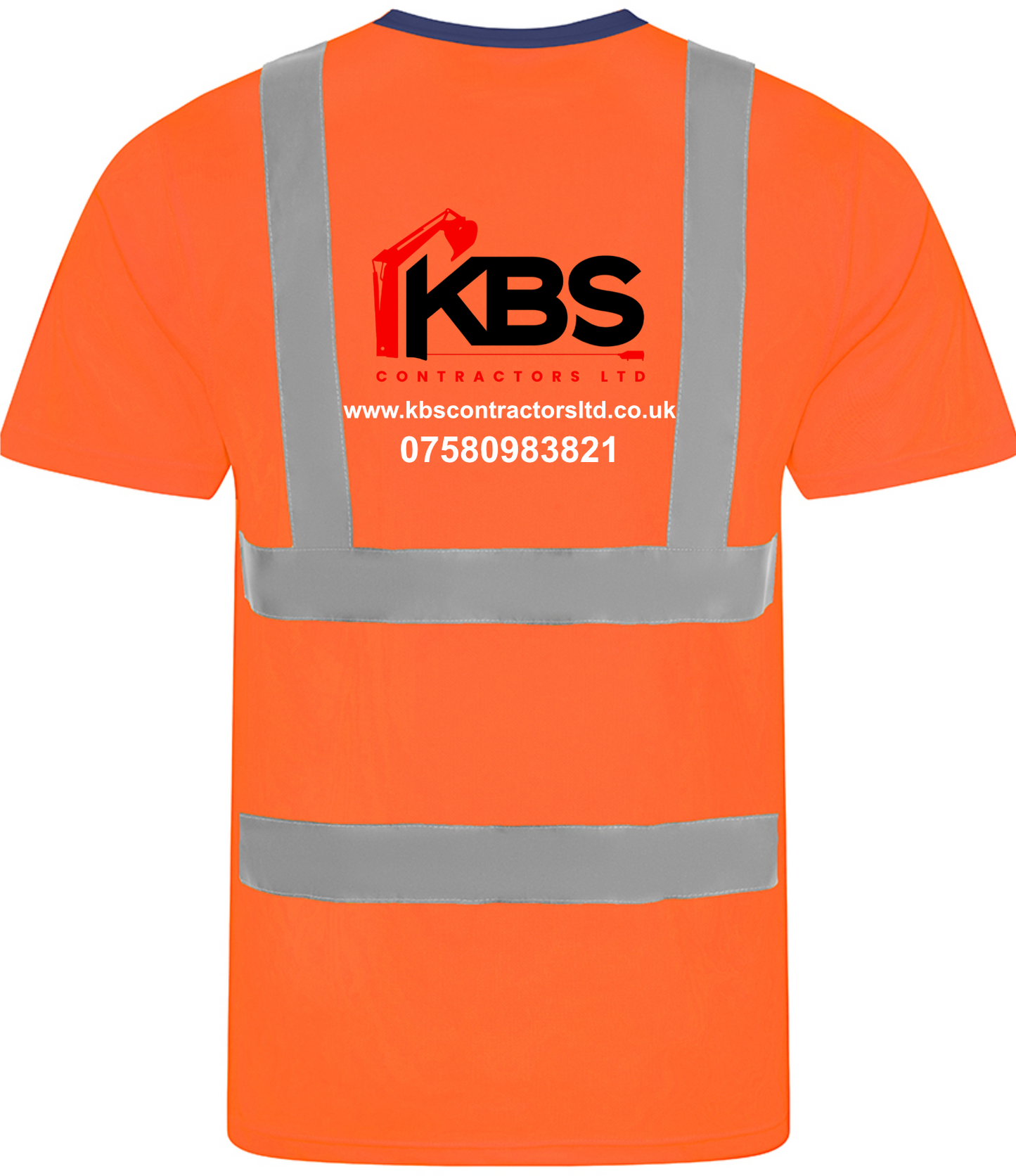 KBS Orange High Visibility T-Shirt