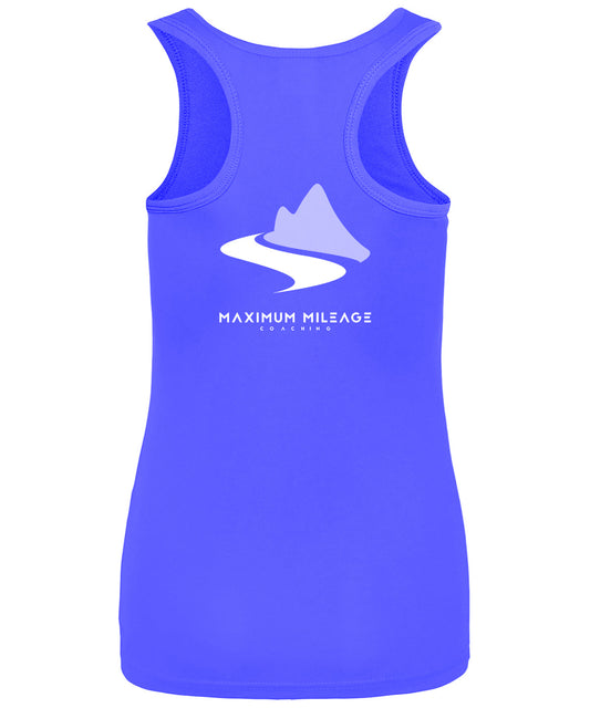 Maximum Mileage blue Vest - Womens