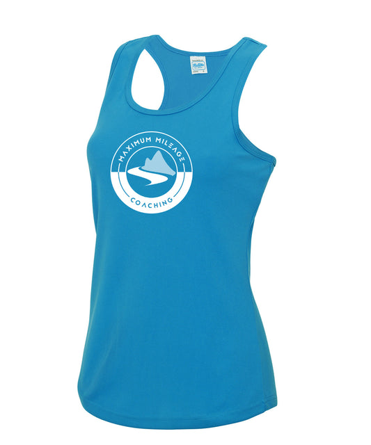 Maximum Mileage blue Vest - Womens