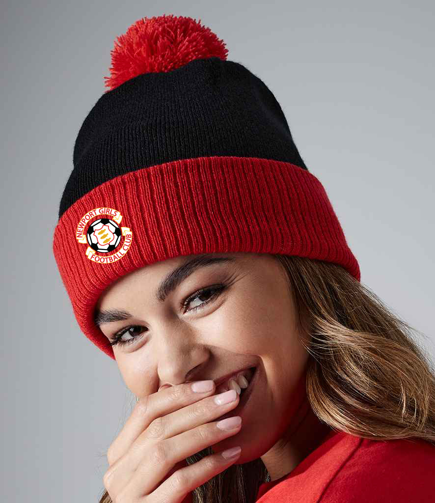 Newport Girls FC Bobble Beanie