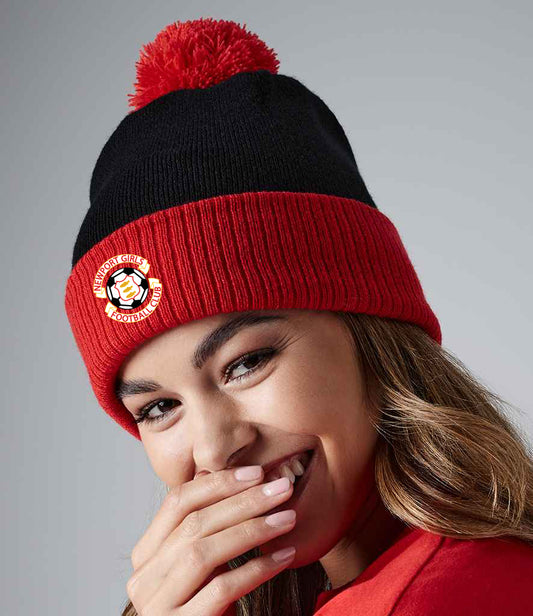 Newport Girls FC Bobble Beanie