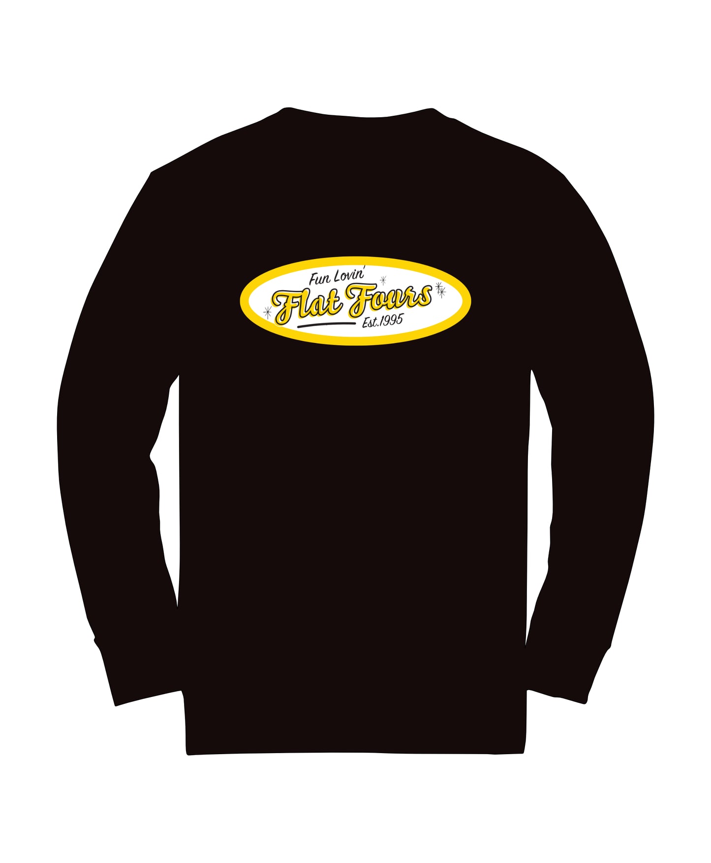 FLF4s Premium Sweatshirt-Black- 1995 Design