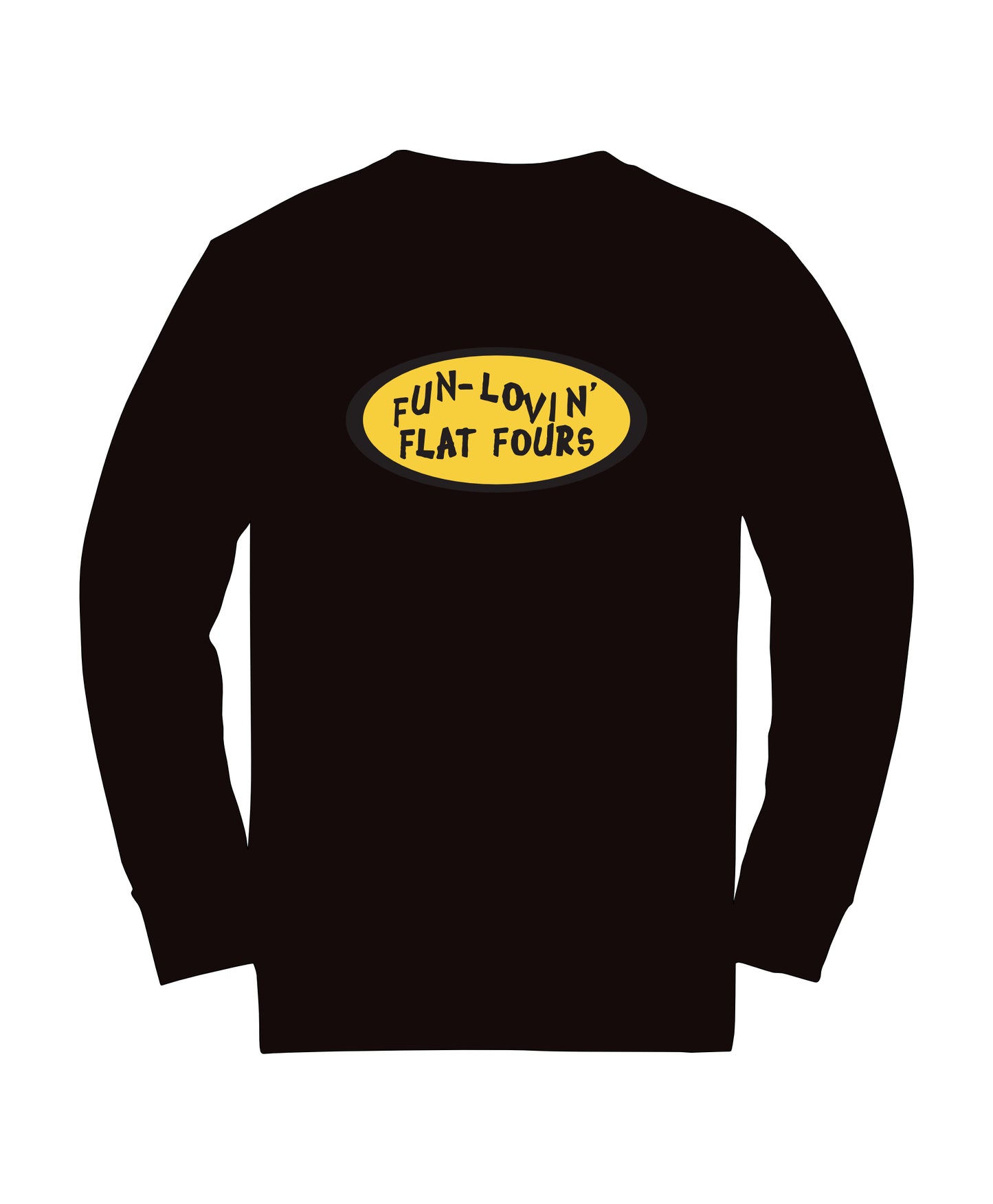 FLF4s Premium Sweatshirt-Black- Fun Loving Design
