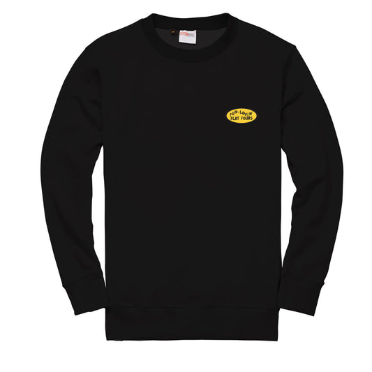 FLF4s Premium Sweatshirt-Black- Fun Loving Design