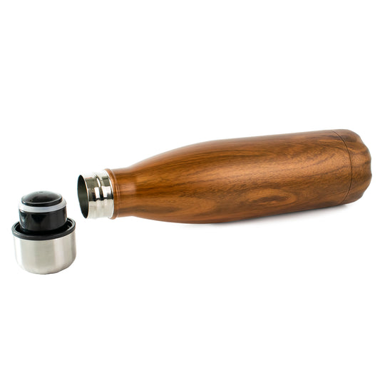 Medium Thermal Wooden Dark Bottle