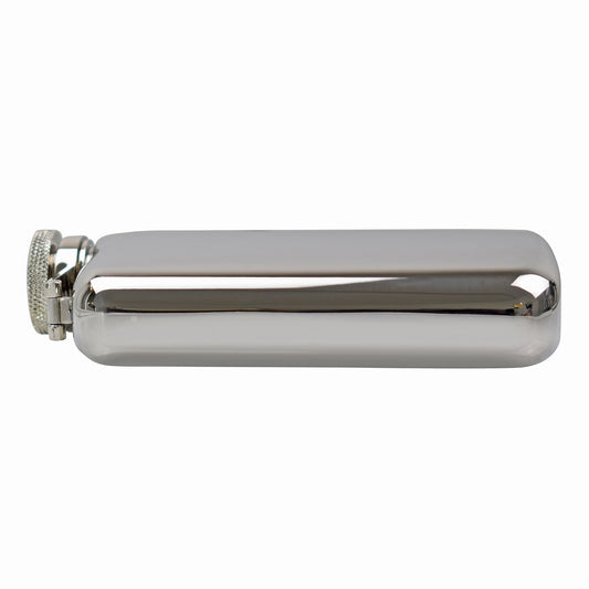 Silver Capped Hip Flask