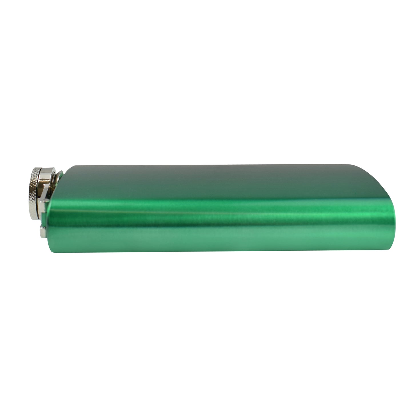 8oz Metallic Green Hip Flask