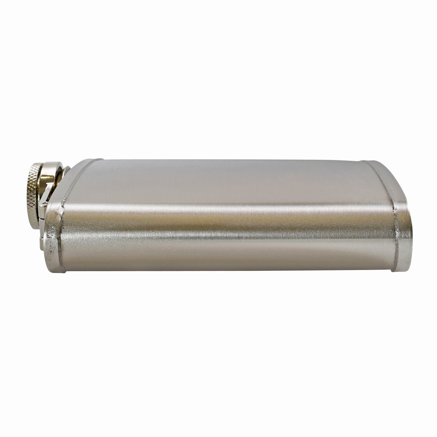 6oz Steel Lipped Hip Flask