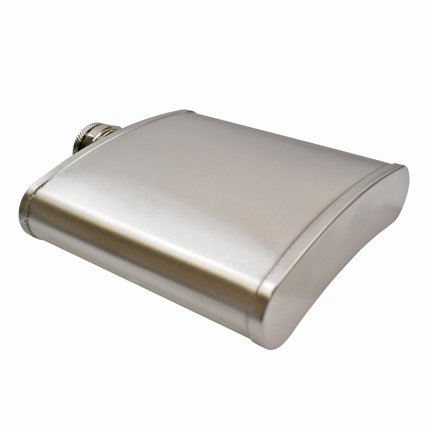 6oz Steel Lipped Hip Flask