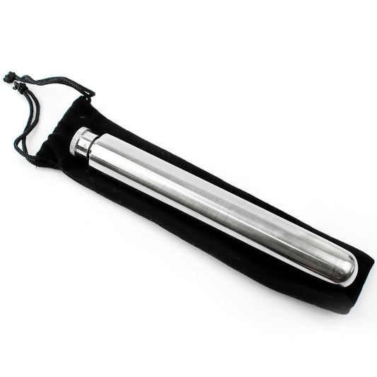 1.7ox Cylinder Steel Flask