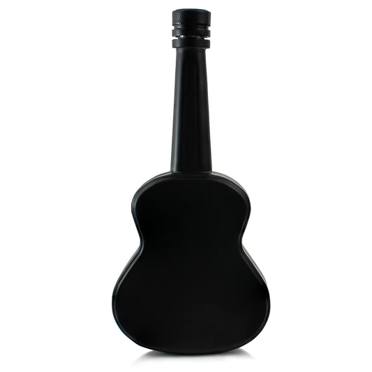 5oz Black Guitar Hip Flask