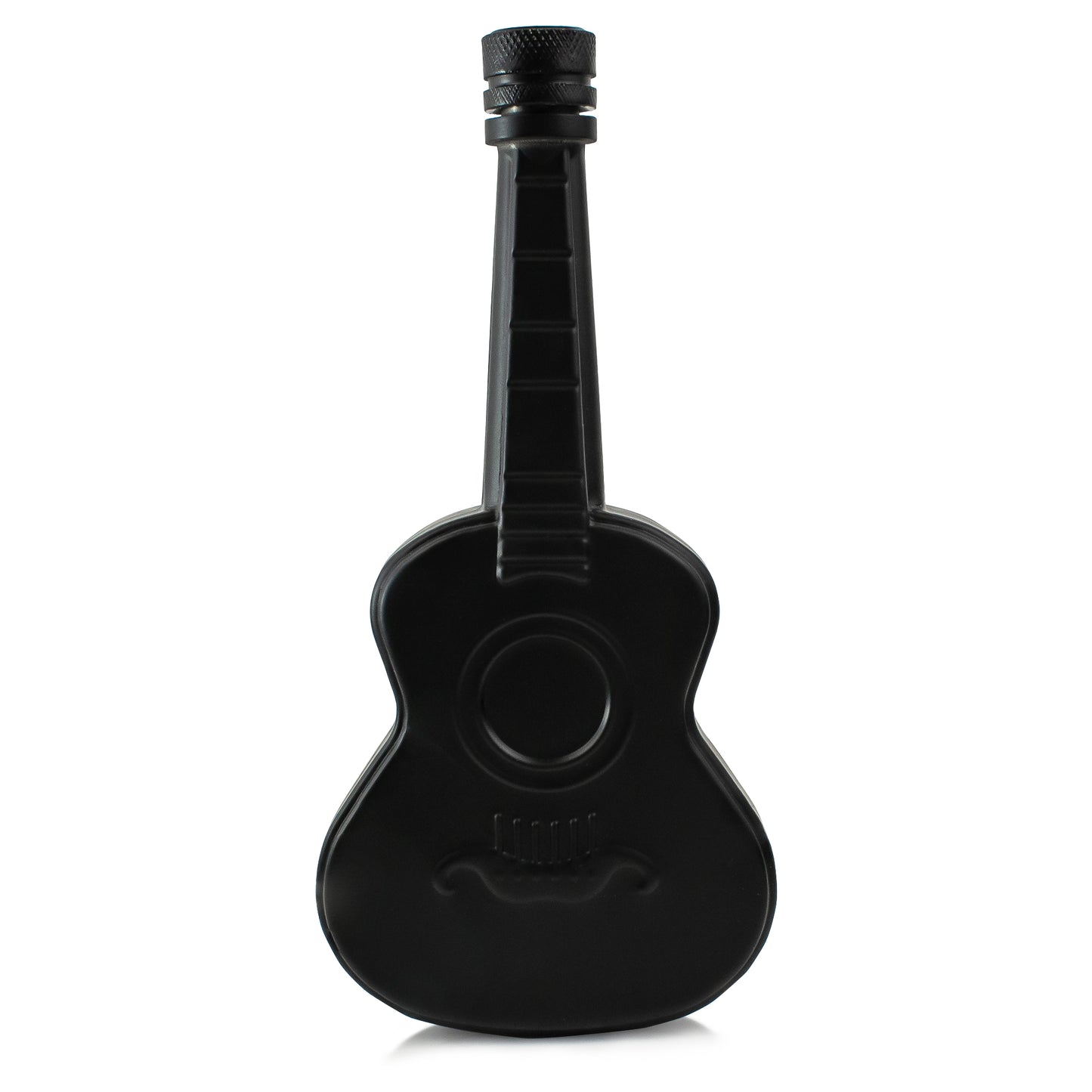 5oz Black Guitar Hip Flask