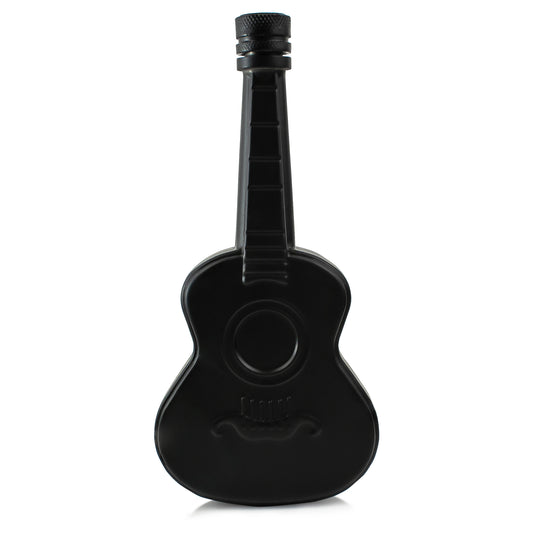 5oz Black Guitar Hip Flask