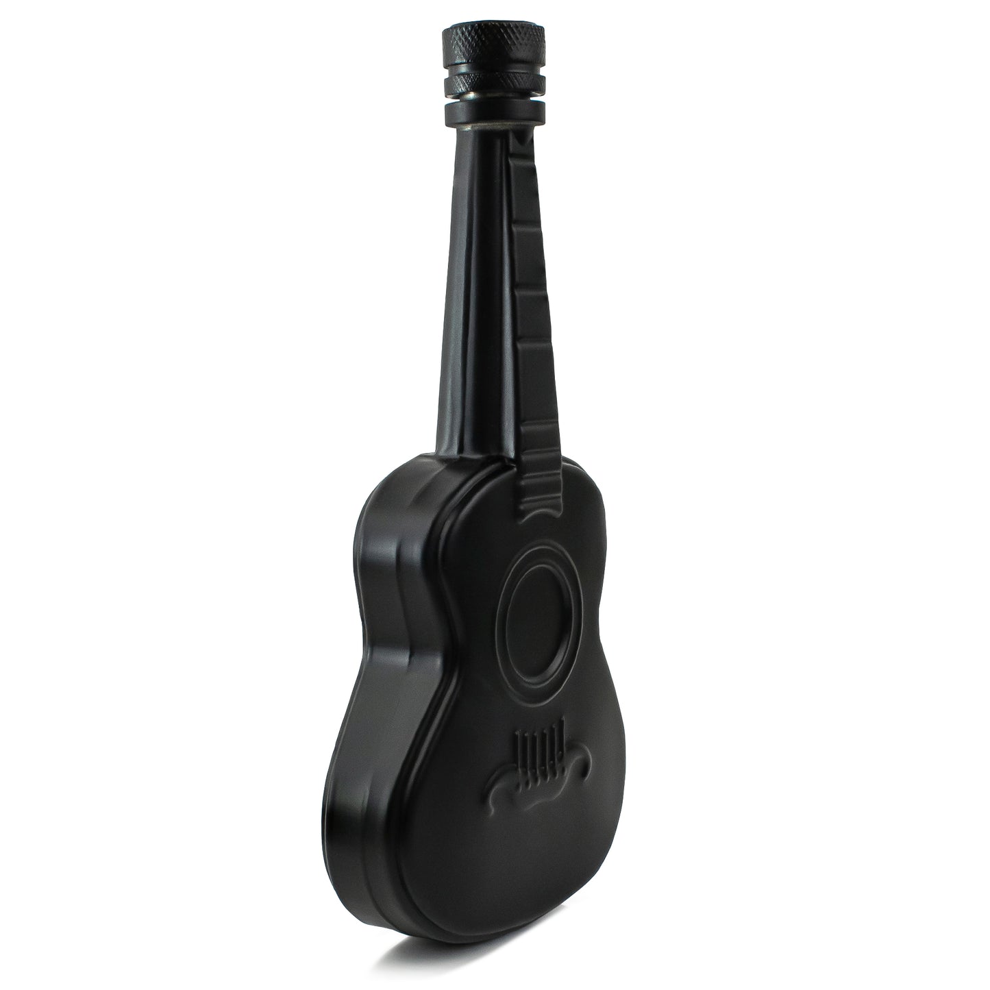 5oz Black Guitar Hip Flask
