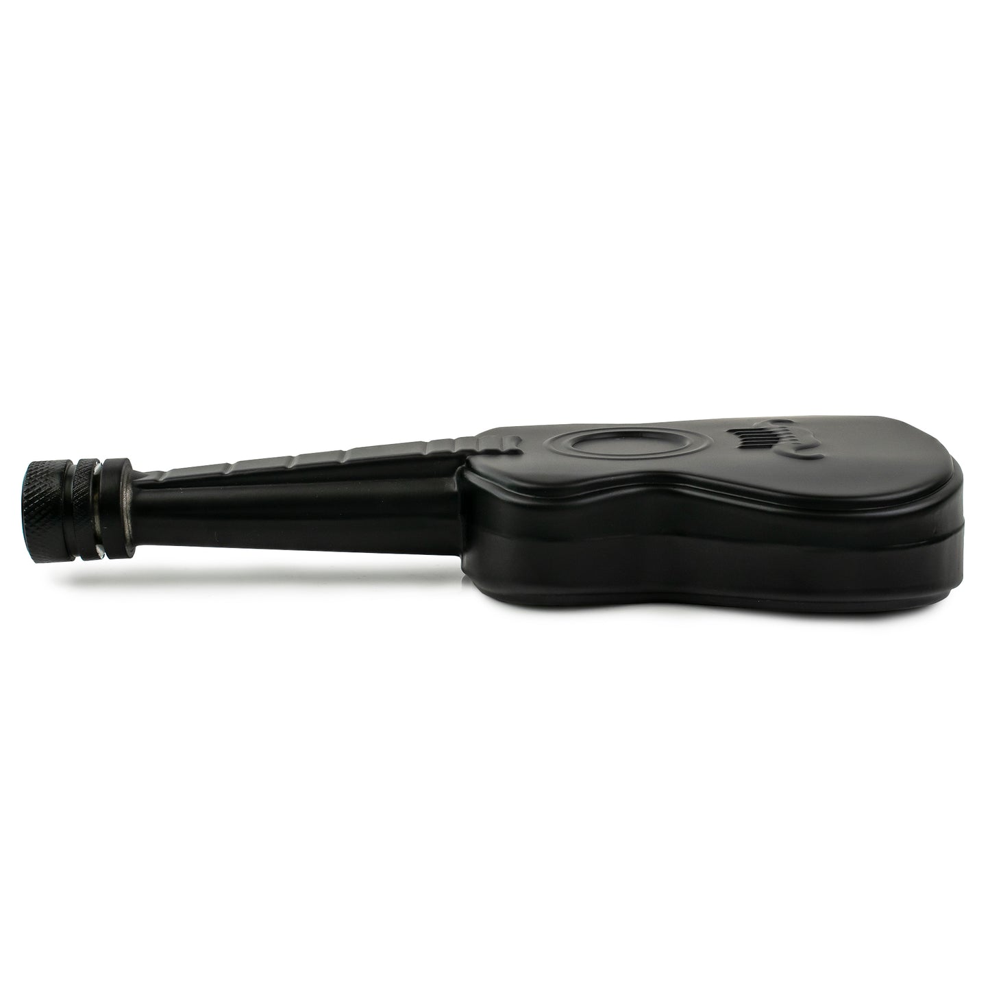 5oz Black Guitar Hip Flask