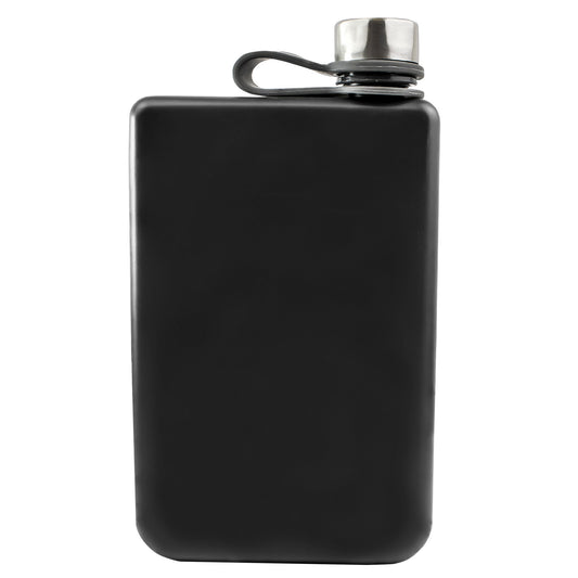 8oz Trekking Black HipFlask