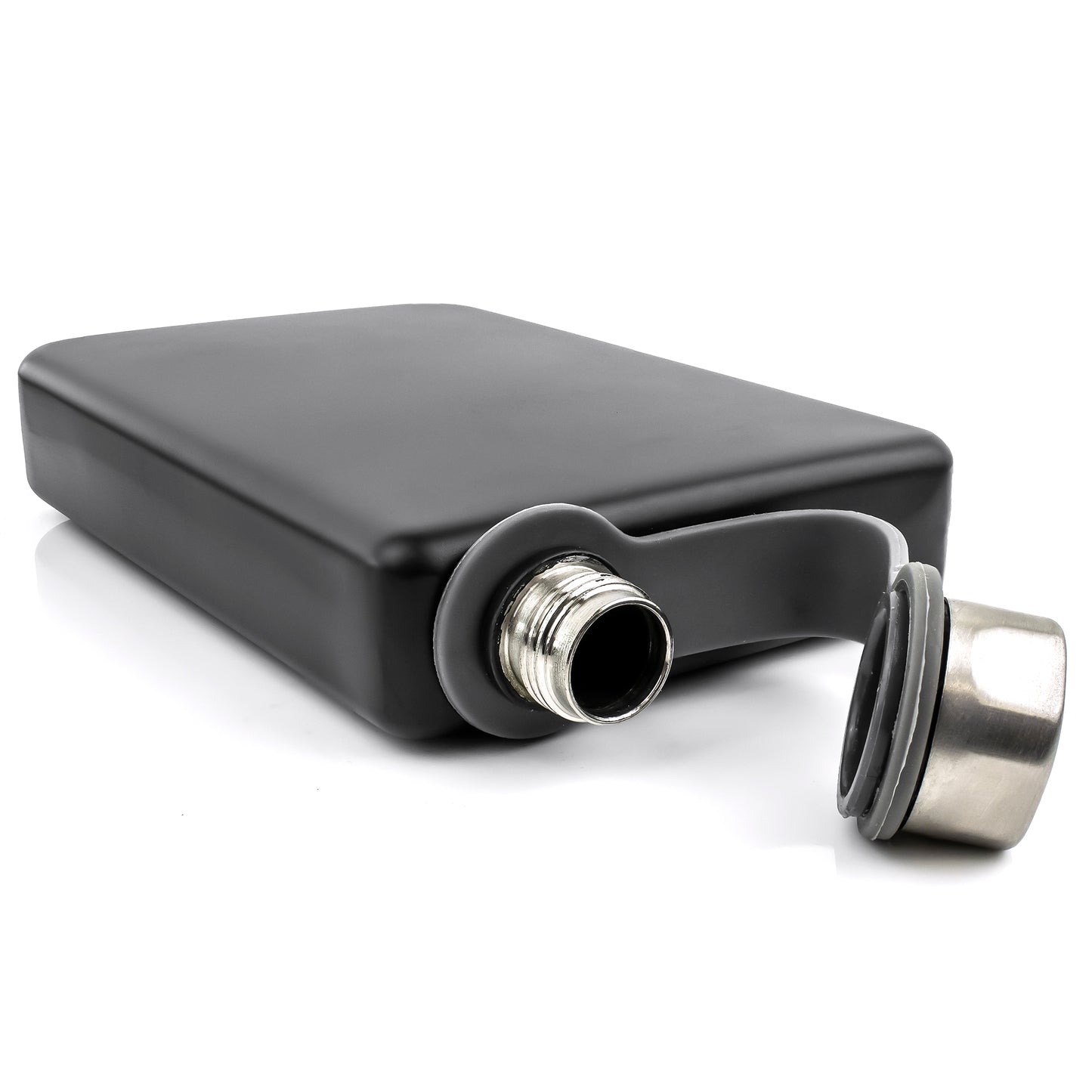 8oz Trekking Black HipFlask