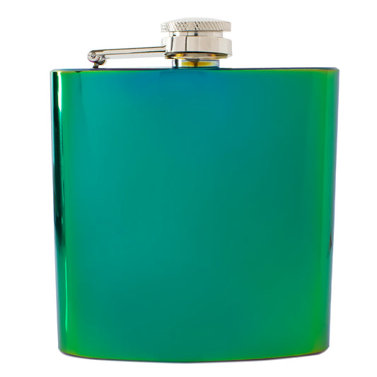 6oz Rainbow Hip Flask