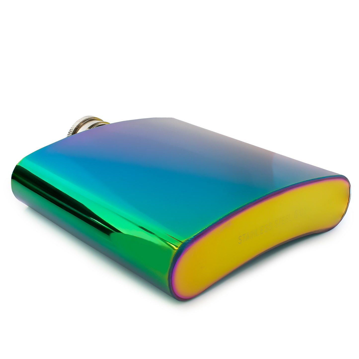 6oz Rainbow Hip Flask
