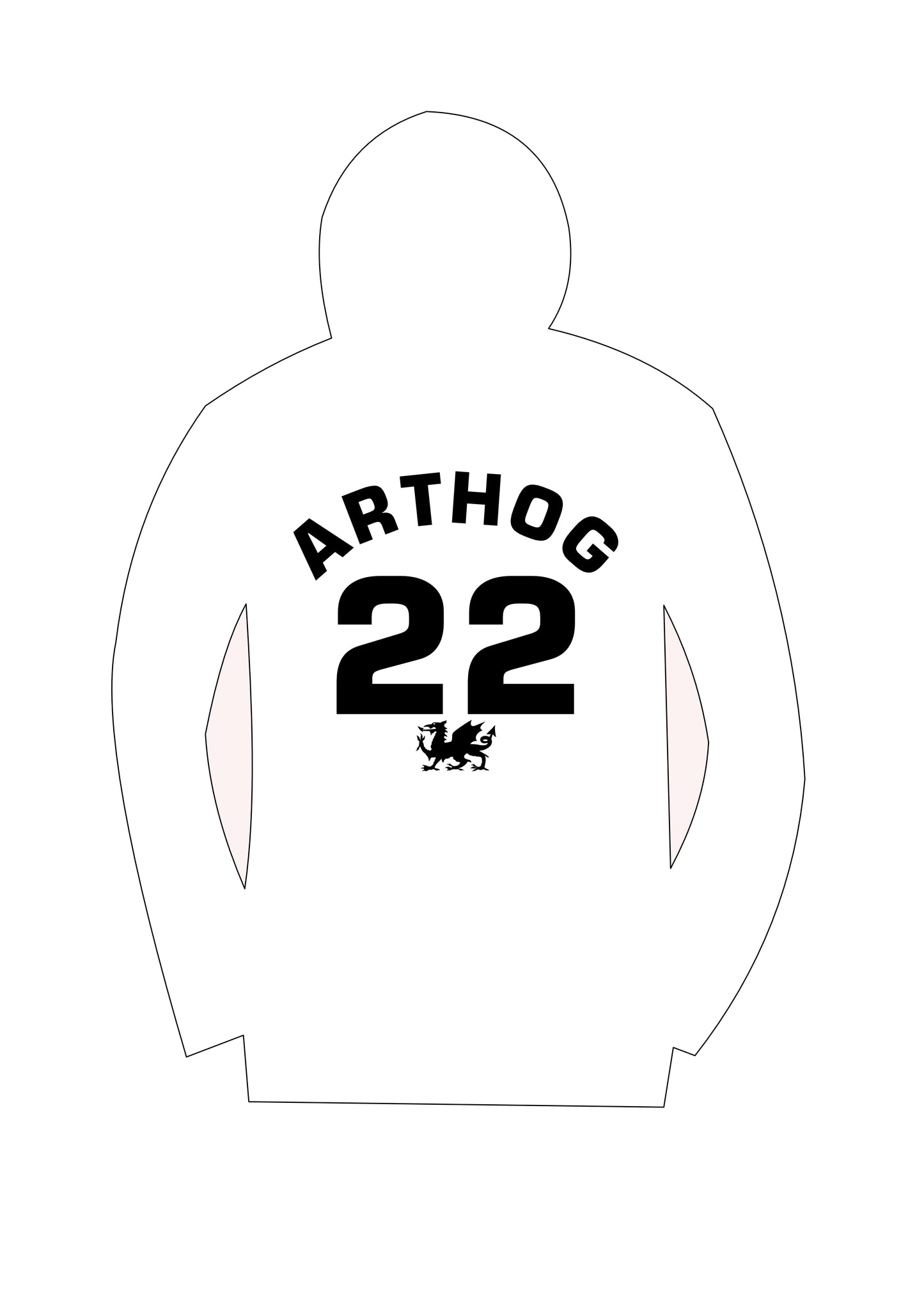 2024 Arthog Hoodie Lightmoor Primary school - Black