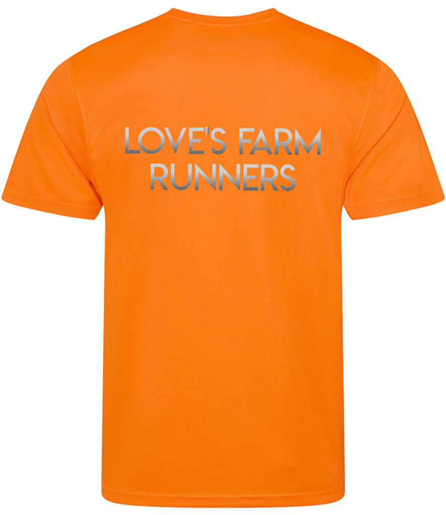 Love's Farmer Runners HiVis Mens Tshirt