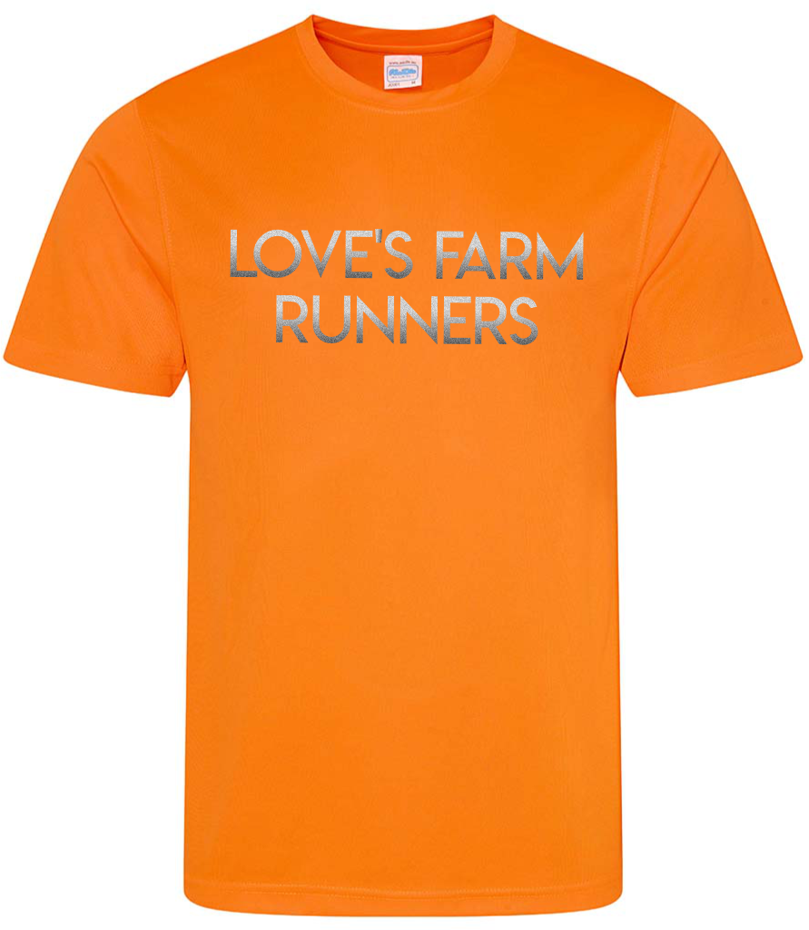 Love's Farmer Runners HiVis Mens Tshirt