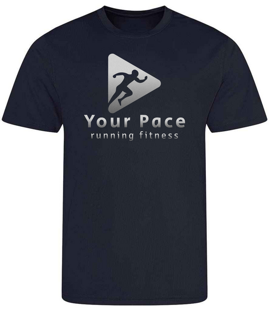 Your Pace His-Vis Men's Navy Tech Tee