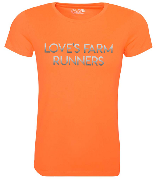 Love's Farmer Runners HiVis Womens Tshirts