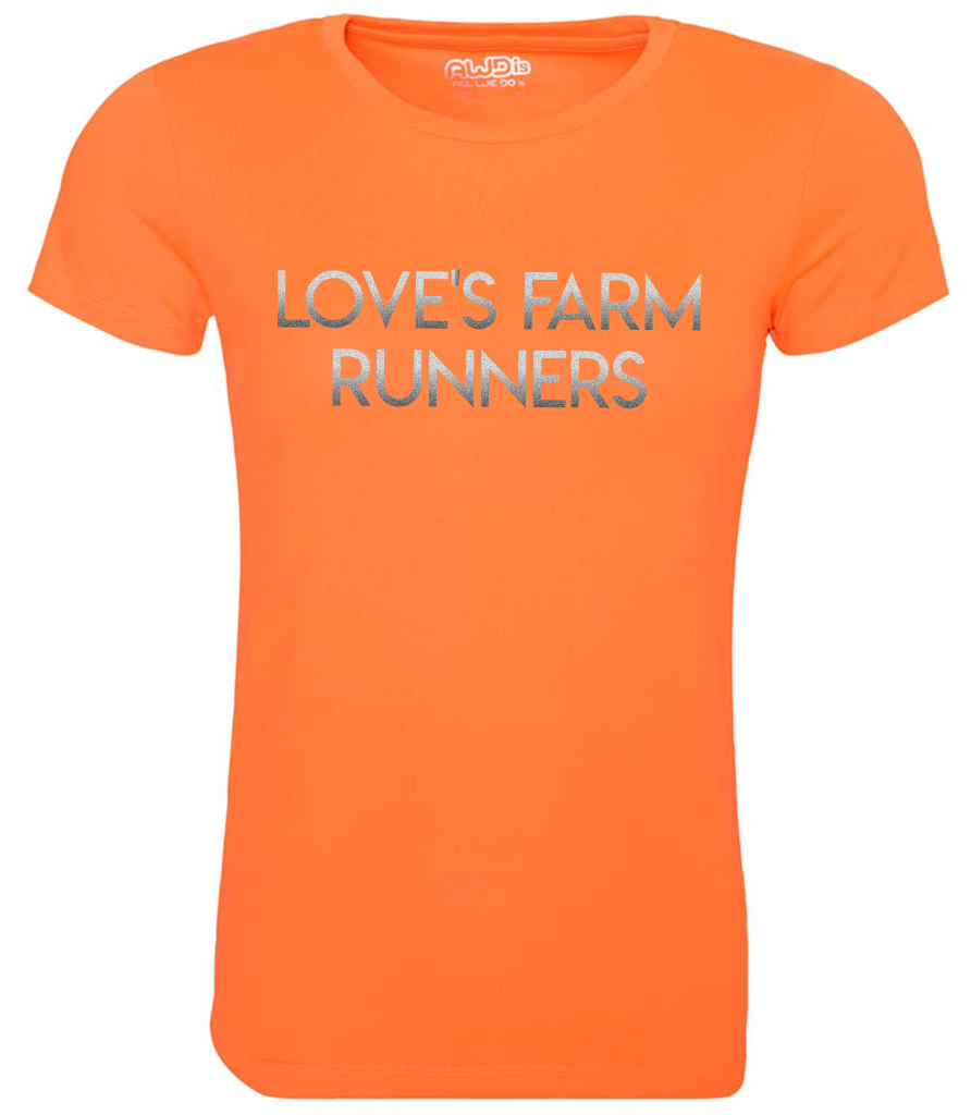 Love's Farmer Runners HiVis Womens Tshirts