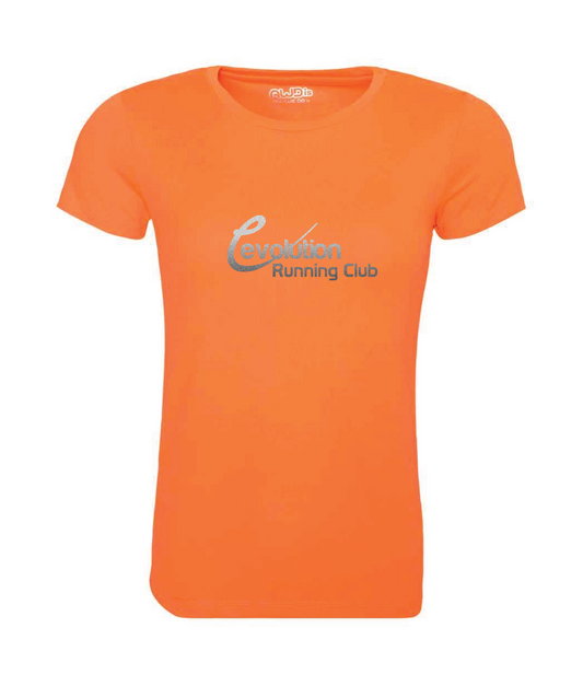 Hi-Viz Evolution Running Womens Tech Tee