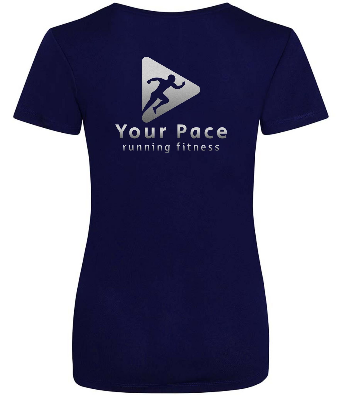 Your Pace Hi-Vis Womens -Navy Tee