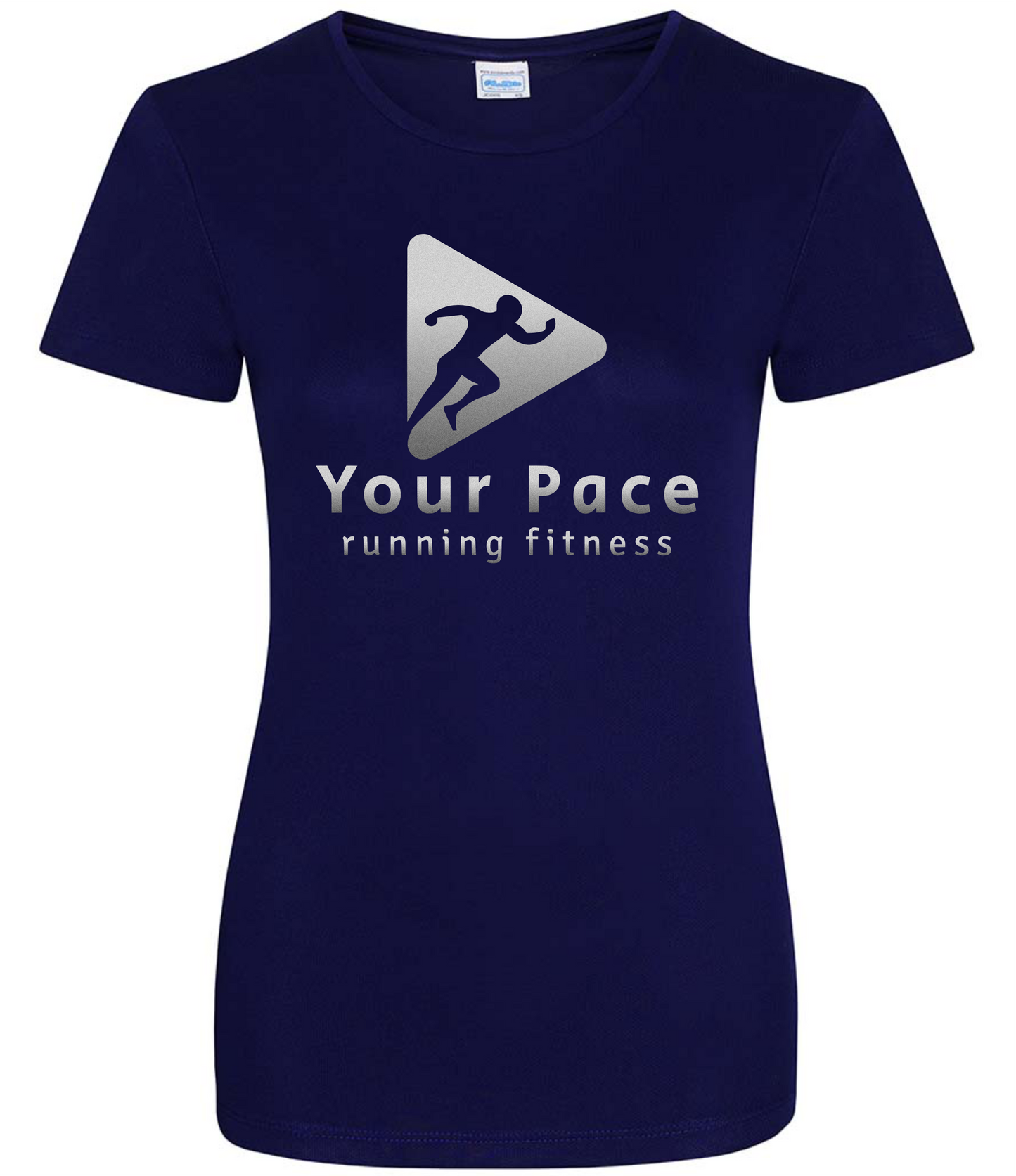 Your Pace Hi-Vis Womens -Navy Tee
