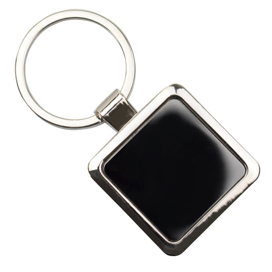 Black Square Keyring