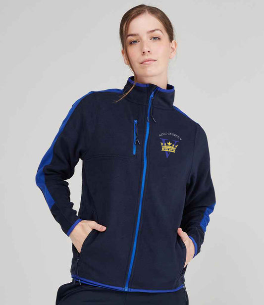 King George V Unisex Micro Fleece Jacket Finden & Hales