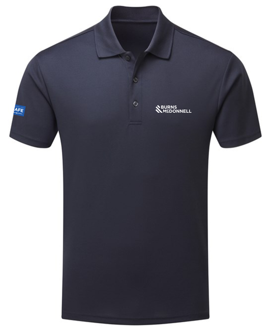 Mens sustainable polo shirt - Burns & McDonnell
