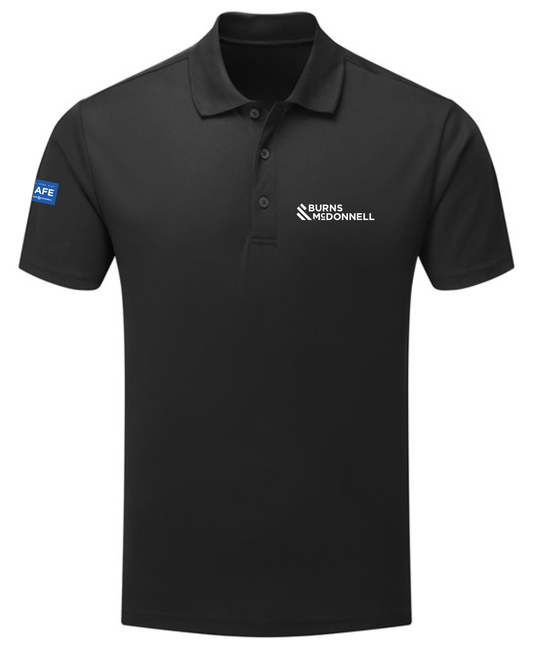 Mens sustainable polo shirt - Burns & McDonnell