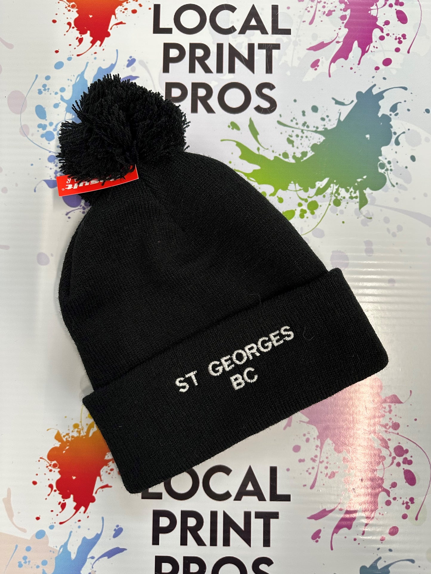 St Georges BC Bobble Beanie