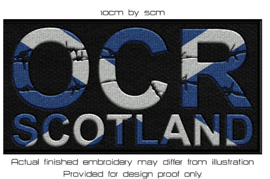 OCR Scotland embroidered patch - MySports and More
