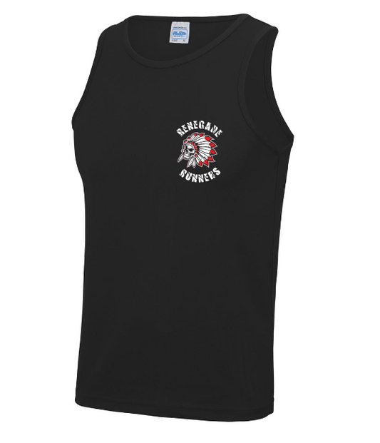 Renegades Mens Tech Vest Black/White/Red